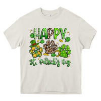 Cream happy st. patricks day paws Heavy Core Tee - Artiststas