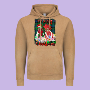 Christmas Roosters With Background Vintage Hoodie Designed By Ranaportraitstore