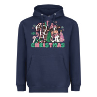 Navy my first christmas cow Heavyweight Hoodie - MaliasSmallBusiness