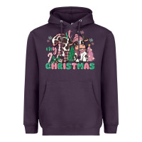 Plum my first christmas cow Heavyweight Hoodie - MaliasSmallBusiness