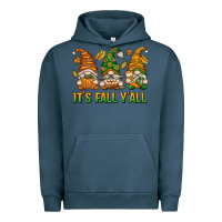 Pigment Midnight Navy It's Fall Y'all Urban Hoodie - texasbilliewilder