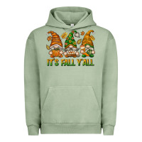 Pigment Oil Green It's Fall Y'all Urban Hoodie - texasbilliewilder