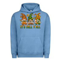 Pigment Pebble Blue It's Fall Y'all Urban Hoodie - texasbilliewilder