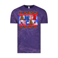 Cloud Purple america thunderbolt Vintage Tee - HRA Design Shop
