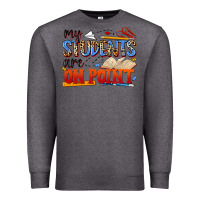 Charcoal Heather my students are on point Premium Sweatshirt - NancyCooperArtShop