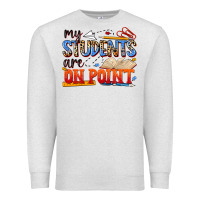 Oatmeal Heather my students are on point Premium Sweatshirt - NancyCooperArtShop