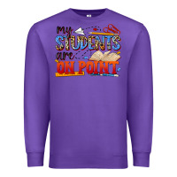 Purple my students are on point Premium Sweatshirt - NancyCooperArtShop