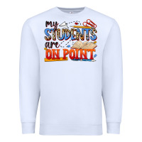 White my students are on point Premium Sweatshirt - NancyCooperArtShop