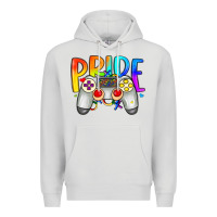 Dove Grey pride gaymer Premium Hoodie - Artiststas