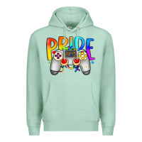 Seafoam pride gaymer Premium Hoodie - Artiststas