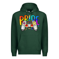 Sports Green pride gaymer Premium Hoodie - Artiststas