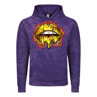 Cloud Purple softball lips Vintage Hoodie - Zillion Design Studio