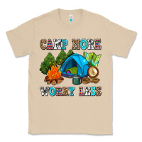 Mushroom camp more worry less Classic Tee - AdoDesignShop