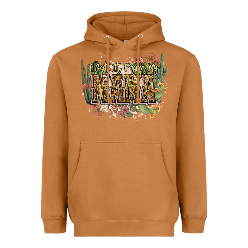 I Got It From My Mama Heavyweight Hoodie by NancyCooperArtShop | Teevron