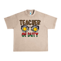 French Oak teacher of duty Urban Heavy Tee - CowhideDigitalArt
