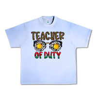 Grape Ice teacher of duty Urban Heavy Tee - CowhideDigitalArt