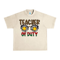 Sandshell teacher of duty Urban Heavy Tee - CowhideDigitalArt