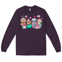Plum valentines day gnomes coffee cups Long Sleeve Tee - Jasminsmagicworld