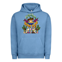 Pigment Pebble Blue Nacho average Mini Urban Hoodie - NancyCooperArtShop