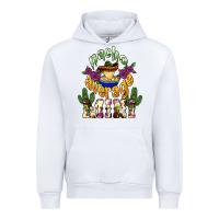 White Nacho average Mini Urban Hoodie - NancyCooperArtShop
