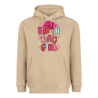 Mushroom birthday girl Heavyweight Hoodie - MaliasSmallBusiness