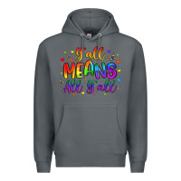 Rock y all means all y all Premium Hoodie - Artiststas