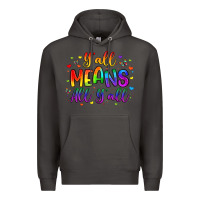 Smoke y all means all y all Premium Hoodie - Artiststas