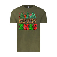 Vintage Olive merry xmas Vintage Tee - FaDigitalArtStudio