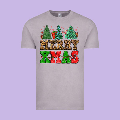 Merry Xmas Vintage Tee Designed By Fadigitalartstudio