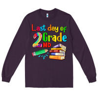 Plum last day of second grade Long Sleeve Tee - Artiststas
