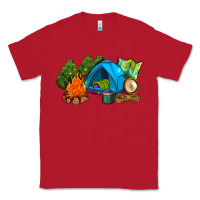 Red camp in the woods Classic Tee - AdoDesignShop