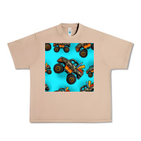 Burro monster truck pre teen seamless pattern Urban Heavy Tee - HRA Design Shop