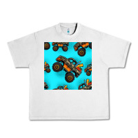 Lunar Rock monster truck pre teen seamless pattern Urban Heavy Tee - HRA Design Shop