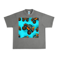Tornado monster truck pre teen seamless pattern Urban Heavy Tee - HRA Design Shop