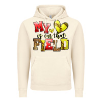 Vintage Artic my heart is on that field softball Vintage Hoodie - Zillion Design Studio