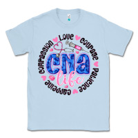 Dusty Blue CNA Life Classic Tee - CowhideDigitalArt