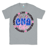Heather Grey CNA Life Classic Tee - CowhideDigitalArt
