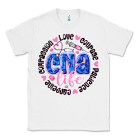 White CNA Life Classic Tee - CowhideDigitalArt