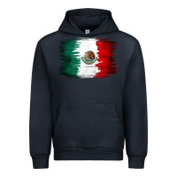 Navy Mexican flag Urban Hoodie - NancyCooperArtShop