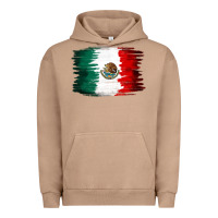 Pigment Burro Mexican flag Urban Hoodie - NancyCooperArtShop