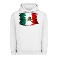 Pigment Lunar Rock Mexican flag Urban Hoodie - NancyCooperArtShop
