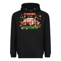 Black camping is my kitchen Heavyweight Hoodie - NancyCooperArtShop