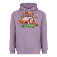 Lavender camping is my kitchen Heavyweight Hoodie - NancyCooperArtShop