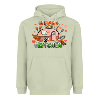 Matcha camping is my kitchen Heavyweight Hoodie - NancyCooperArtShop