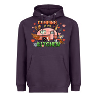 Plum camping is my kitchen Heavyweight Hoodie - NancyCooperArtShop