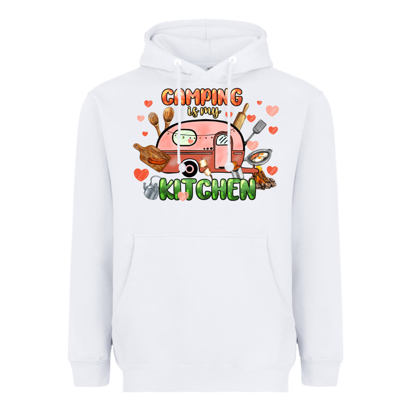 Camping Is My Kitchen Heavyweight Hoodie by NancyCooperArtShop | Teevron