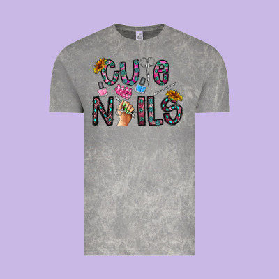 Cute Nails Vintage Tee Designed By Cowhidedigitalart