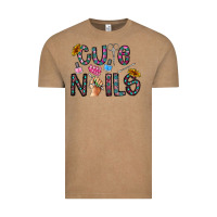 Vintage Coffee cute nails Vintage Tee - CowhideDigitalArt