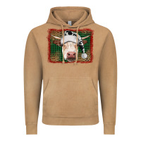 Vintage Camel christmas cow with background Vintage Hoodie - RanaPortraitStore