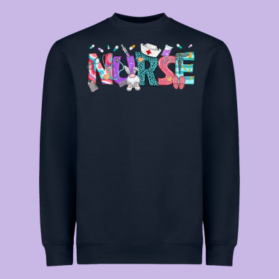 Easter Nurse Easter Day Heavyweight Sweatshirt Designed By Neo Western